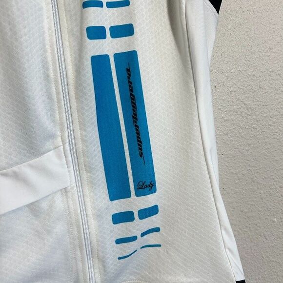 Assos NS Super Leggera Sleeveless Cycling Bike Jersey Womens M Vest White ZIp - Picture 4 of 8